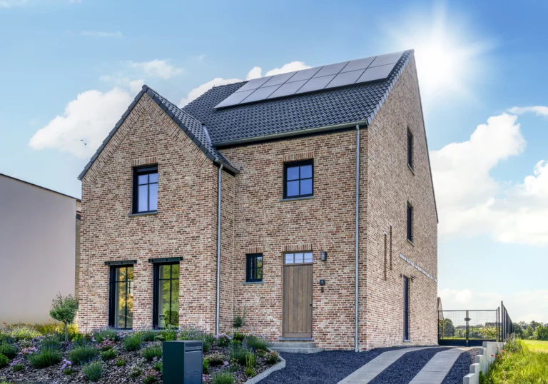 3bouw landelijke open bebouwing houtskeletbouw Scherpenheuvel voorgevel